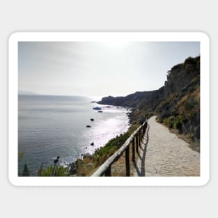 Capo Milazzo shore Sticker